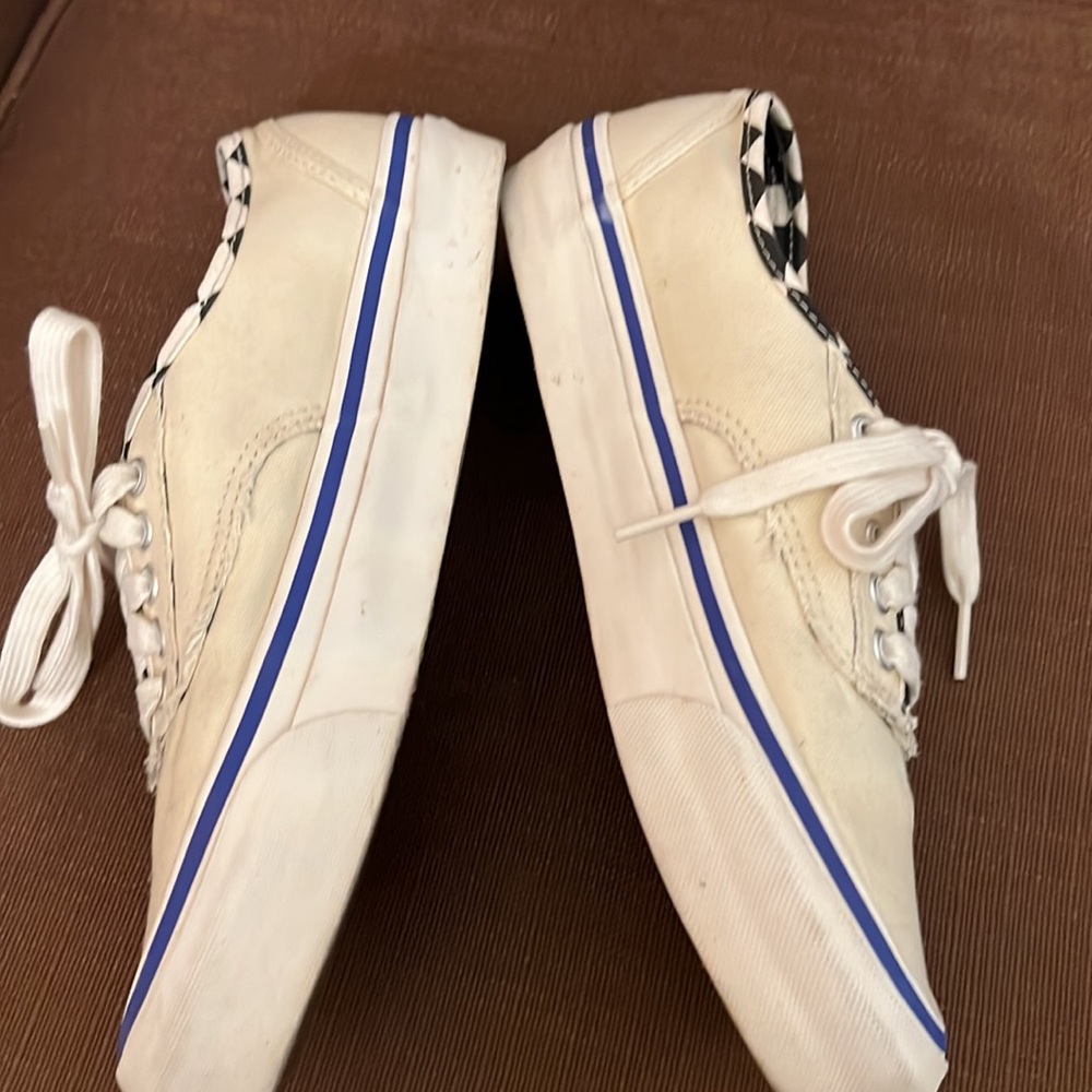 Vans Authentic Style Cream Color Size 8.5 - image 5